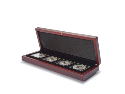 volterra coin case for 4 quadrum coin capsules