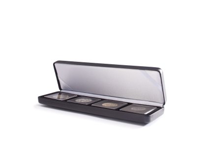 nobile coin case for 4 quadrum capsules black