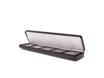 67975 67975 67975 nobile coin case for 5 quadrum capsules black