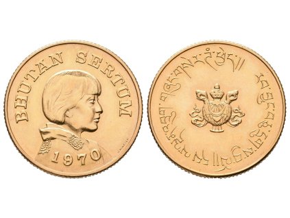 68530 68530 bhutan 1 sertum 1970