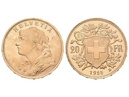 68644 68644 svycarsko 20 frank 1925 b