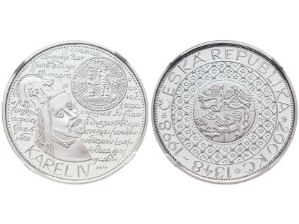 200 Kč 1998 - Universita Karlova, PROOF