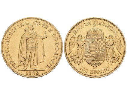 69154 100 koruna 1908 kb puvodni razba