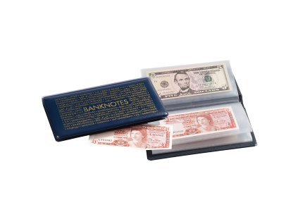 route pocket album for 20 banknotes up to 182 x 92 mm blue 2