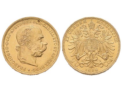 73201 20 koruna 1898