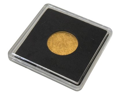 74614 74614 74614 74614 20 mm plastova kapsle bublinka na mince quadrum 1 kus