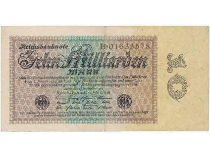 Německo, 10 Milliarden Mark 1923, Ro.113a