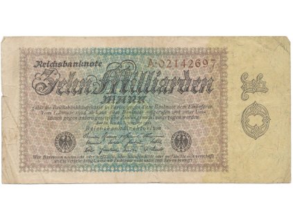 Německo, 10 Milliarden Mark 1923, Ro.113a
