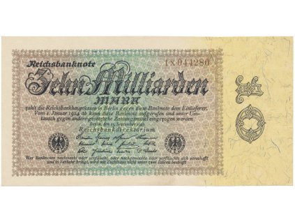 Německo, 10 Milliarden Mark 1923, Ro.113b