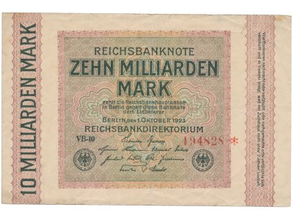 75277 75277 75277 nemecko 10 milliarden mark 1923 ro 114c