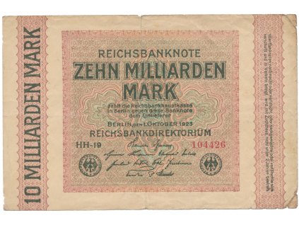 75286 75286 75286 nemecko 10 milliarden mark 1923 ro 114f