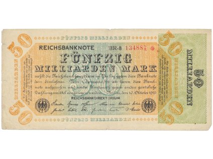 Německo, 50 Milliarden Mark 1923, Ro.117b