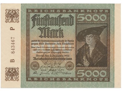 75697 75697 nemecko 5000 mark 1922 ro 80c