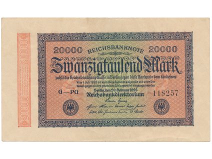 75745 75745 75745 nemecko 20000 mark 1923 ro 84e