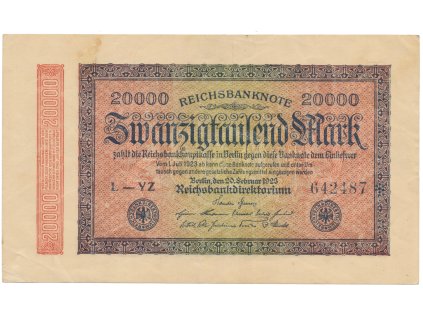 75748 75748 75748 nemecko 20000 mark 1923 ro 84e