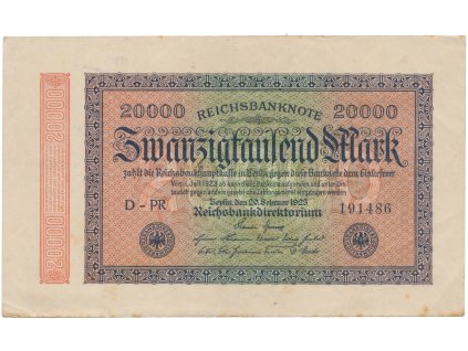 75781 75781 75781 nemecko 20000 mark 1923 ro 84j