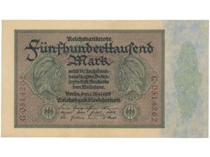 75790 75790 75790 nemecko 500000 mark 1923 ro 87a