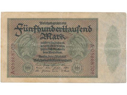 75823 1 75823 1 75823 1 nemecko 500000 mark 1923 ro 87d