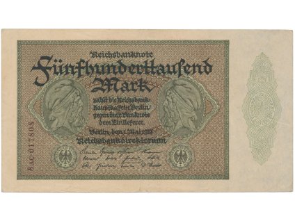 75835 75835 75835 nemecko 500000 mark 1923 ro 87f