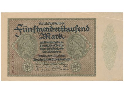 Německo, 500000 Mark 1923, Ro.87f