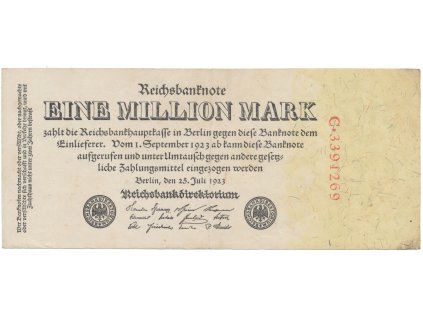 76054 76054 76054 nemecko 1 million mark 1923 ro 92a