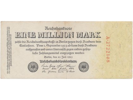 76057 76057 76057 nemecko 1 million mark 1923 ro 92a