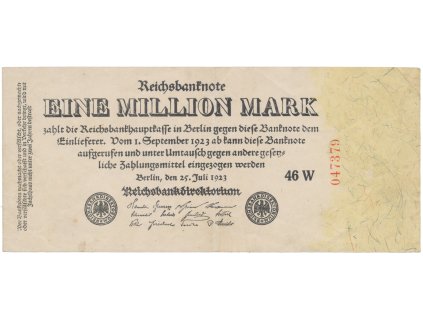 76102 76102 76102 nemecko 1 million mark 1923 ro 92c