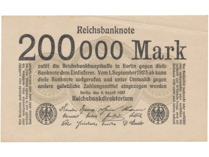76258 76258 nemecko 200 000 mark 1923 ro 99b