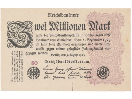 76351 76351 nemecko 2 millionen mark 1923 ro 103d