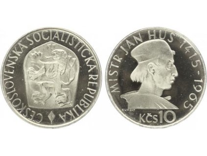 7635 7635 7635 10 kcs 1965 mistr jan hus proof