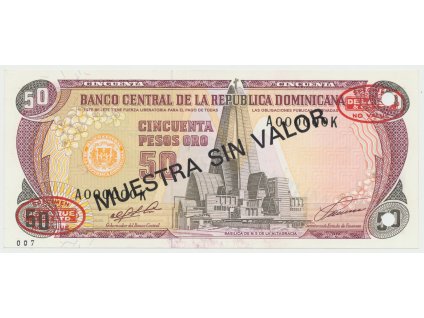 76597 dominikanska republika 50 pesos 1991 p 135s1