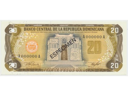 76615 76615 dominikanska republika 20 pesos oro 1978 p 120s1