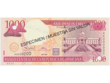 76651 76651 76651 dominikanska republika 1000 pesos oro 2000 p 163s