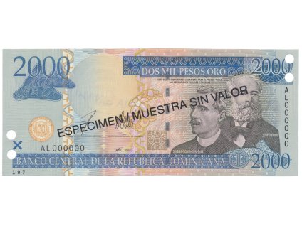 76687 76687 76687 dominikanska republika 2000 pesos oro 2003 p 174s2