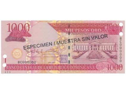 76702 dominikanska republika 1000 pesos oro 2004 p 173s3