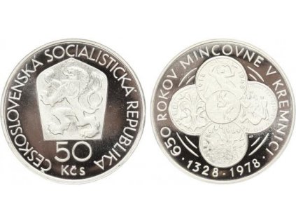 7713 7713 7713 50 kcs 1978 mincovna kremnica proof