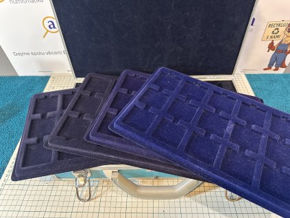 Použité - Kufřík Hliníkový Leuchtturm s platy - Rozměr foto