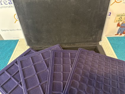 Použité - Kufřík hliníkový s platy  - Rozměr foto