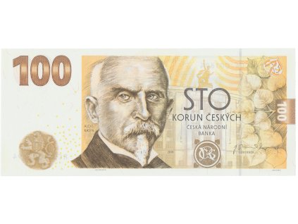 65665 100 koruna 2019 pametni bankovka ke 100 vyroci budovani cs meny alois rasin serie tf04