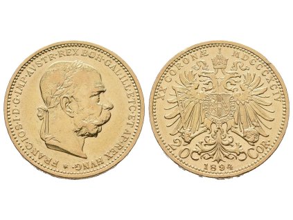 77440 20 koruna 1894