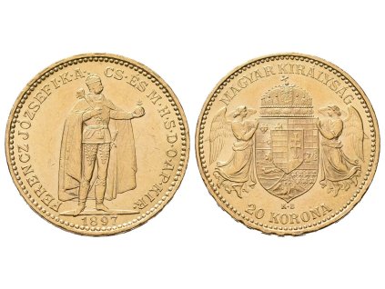 77461 77461 20 koruna 1897