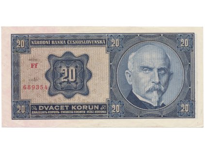 78187 20 koruna 1926 serie ff hej 21c2