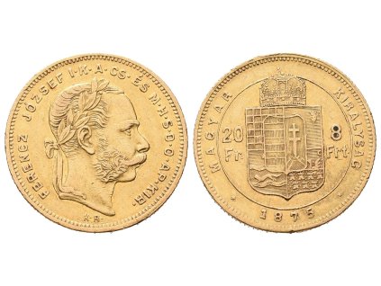 78529 8 zlatnik 20 frank 1875 kb