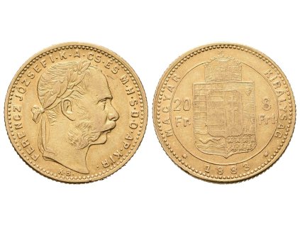 78589 8 zlatnik 20 frank 1883 kb