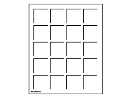 tab coin tray s for 20 coins up to 41 mm o blue pack of 2