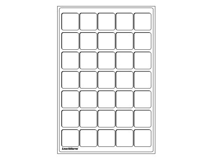 tab coin tray l for 35 coins up to 39 mm blue pack of 2