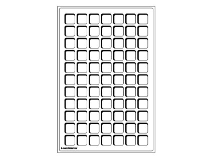 tab coin tray l for 77 coins up to 22 mm blue pack of 2