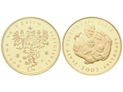 79797 medaile 2003 desetidukat ceske republiky