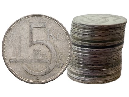 79956 soubor minci 5 koruna 1928 1929