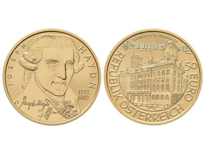 81493 rakousko 50 euro 2004 jodeph haydn